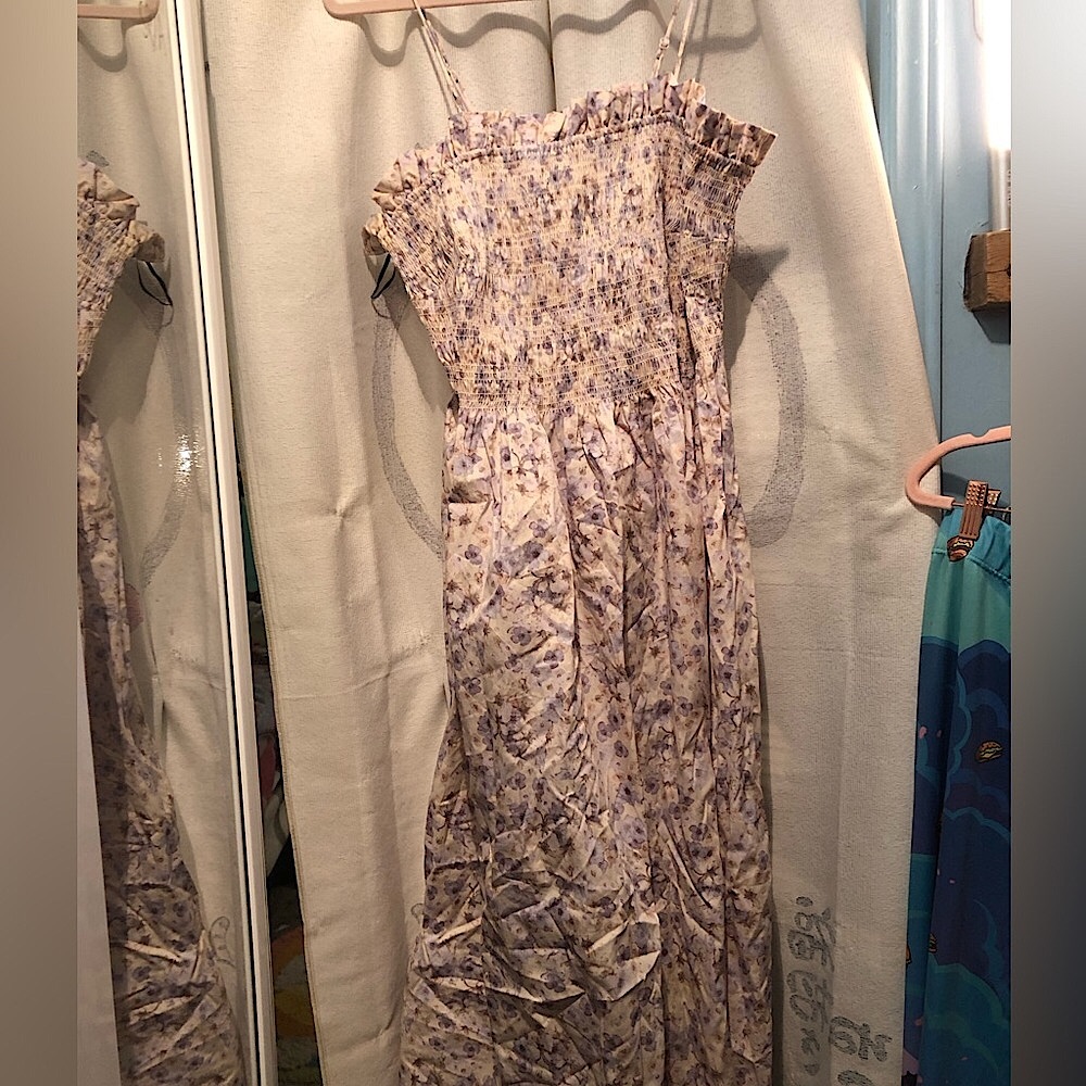H&M Summer floral dress removable straps